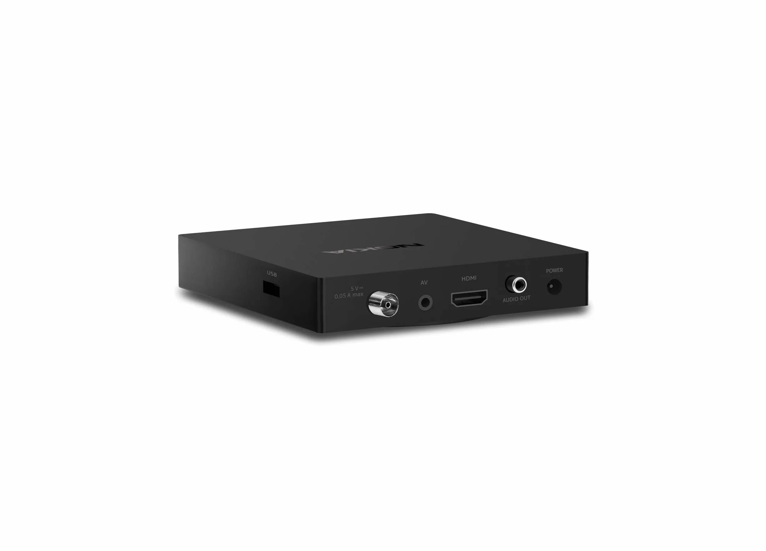 Nokia 6000 DVB-T/DVB-T2 HD Terrestrischer Receiver mit Fernbedienung, digitalem TV-Programm, HDMI, USB-Stick und Festplattenanschluss
