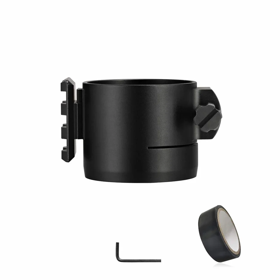 Speziell angepasster 45-mm-Adapter für die NV007-Nachtsichtfernrohrkamera mit Schiene für Entfernungsmesser oder Taschenlampe NV007-RFADP45