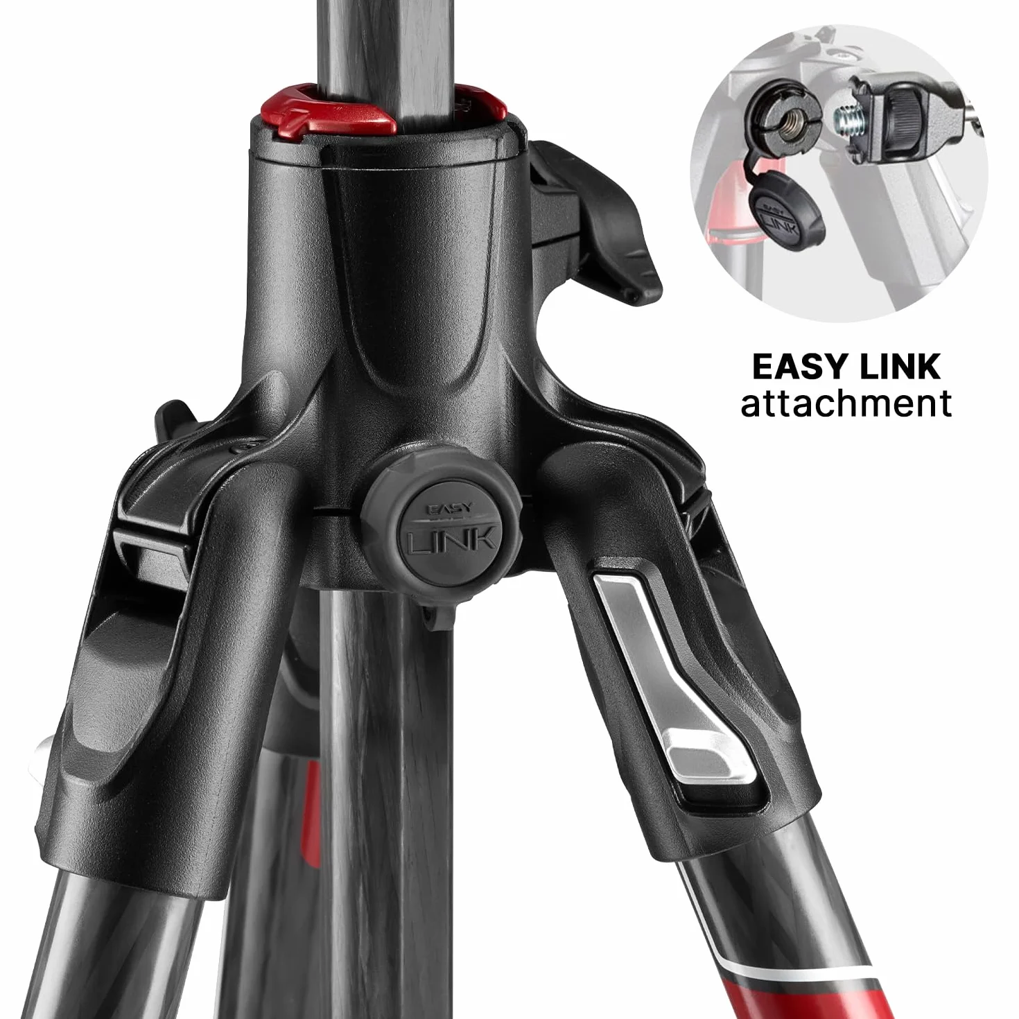 Manfrotto Befree GT XPRO Carbon Kamerastativ 496 Kugelkopf Twist Lock-System 90-Grad-Säule 200PL-PRO-Platte DSLR spiegellose Kameras