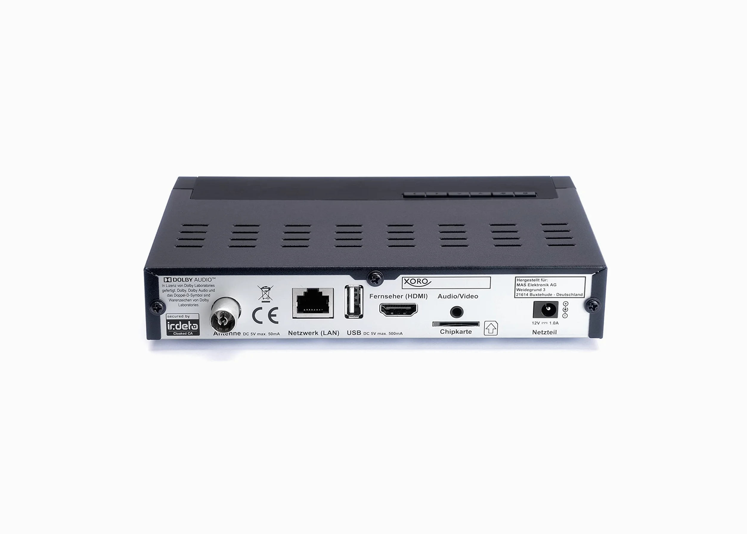 XORO HRT 8770 TWIN - DVB-T2 FullHD Receiver, integriertes Freenet TV Entschlüsselungssystem, TWIN-Tuner (zwei Empfangsteile), PVR Ready, Timeshift, Mediaplayer