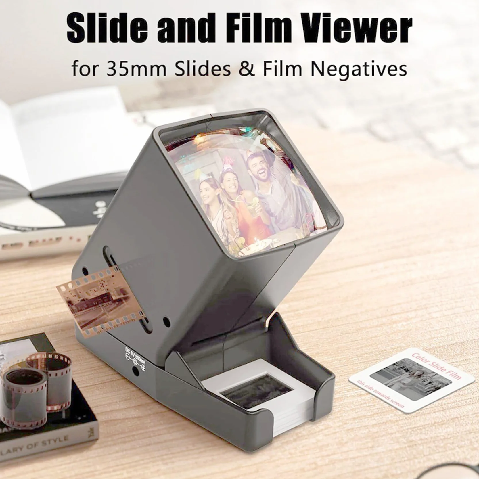 Film Slide Viewer Folien-Diascanner Filmlupe Filmnegative