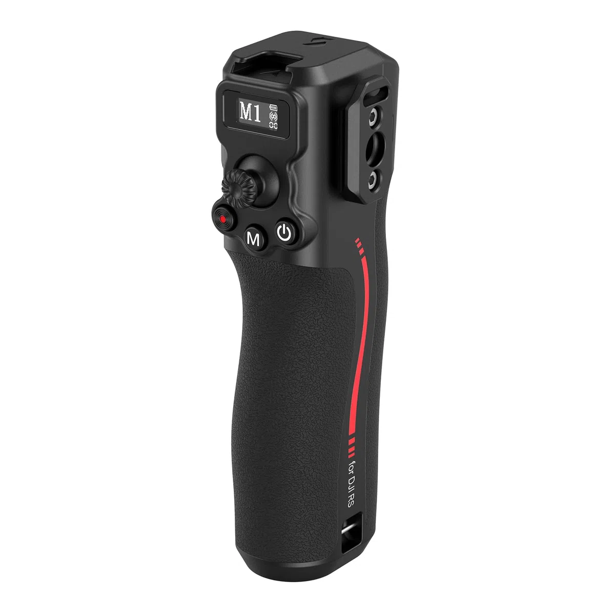 SMALLRIG-Griff mit Follow Focus für DJI RS 2 / RS 3 Pro/RS 4 / RS 4 Pro/RS 5 Gimbal-Stabilisator, Griff mit 1/4"-20 Positionierungslöchern und Einer Cold Shoe-Halterung, Max. Belastung 4,4 lb -4329 | Griff mit 1/4-Zoll-20 Positionierungslöchern und Kaltsc