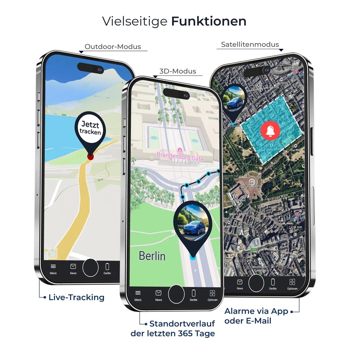 SALIND GPS - Salind 11 4G - GPS-Tracker für Auto, Motorrad, Fahrzeuge & LKW´s mit Magnet - Ortungsgerät mit Echtzeit-Tracking, Lange Akkulaufzeit - bis zu 70 Tage im Standby - Alarme - Geozaun