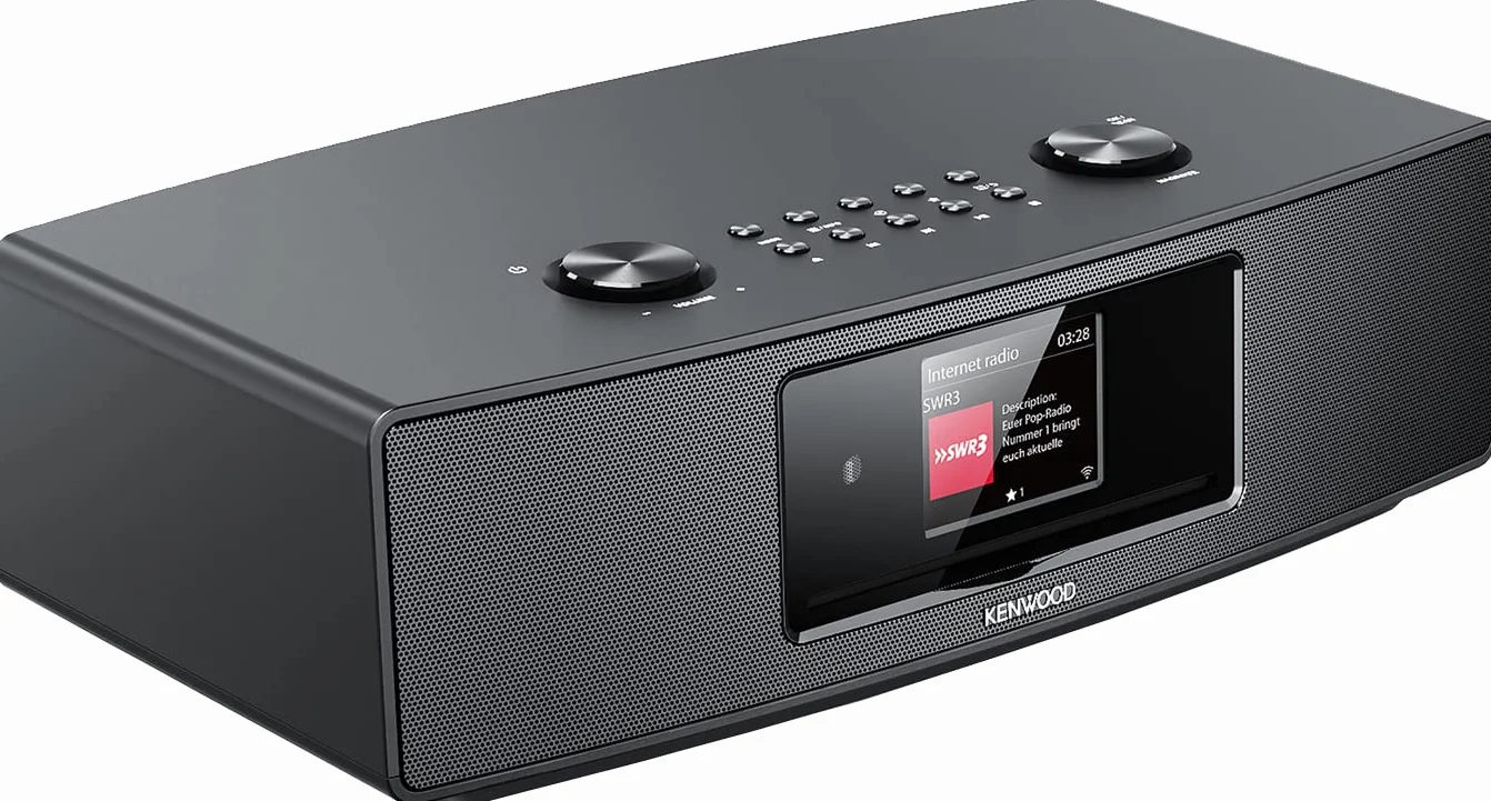 Kenwood CR-ST700SCD-B - Smart Radio HiFi System mit WLAN, DAB+, Internetradio, CD/USB, Bluetooth Audiostreaming & Farbdisplay