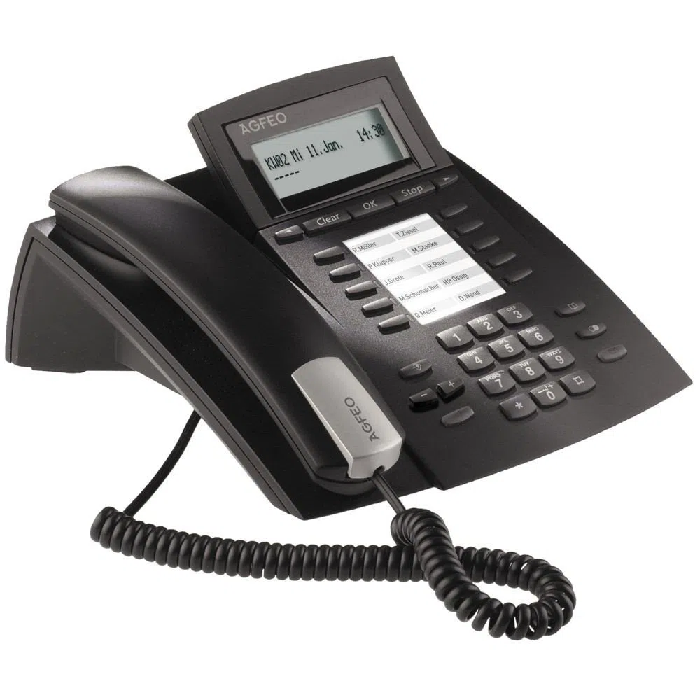 AGFEO ST 22 IP Systemtelefon schwarz