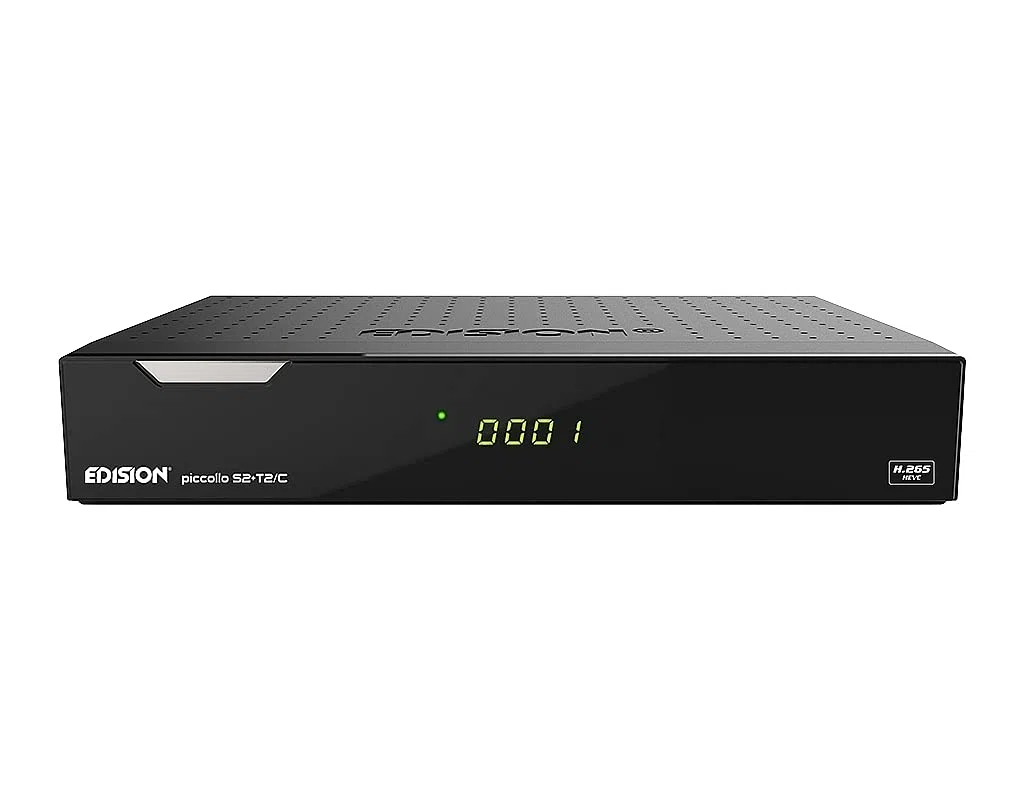 Edision argus piccollo 3in1 plus CI HD Triple Receiver(DVB-S2, DVB-C, DVB-T) schwarz