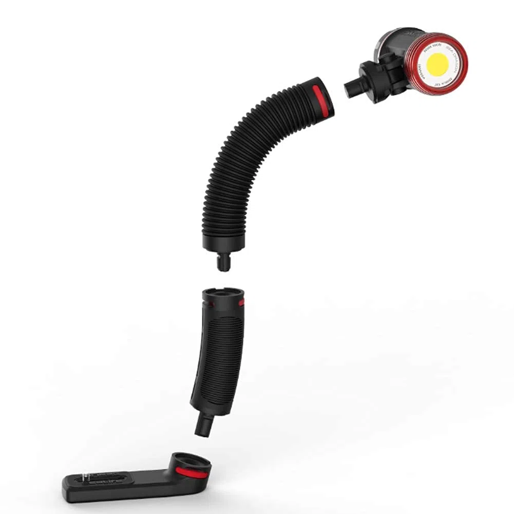 SeaLife Flex-Connect Arm für Unterwasser-Action-Kameras für Fotografie und Video | Schneller und einfacher Aufbau | Langlebige faserverstärkte Polycarbonat-Konstruktion mit Edelstahl-Hardware