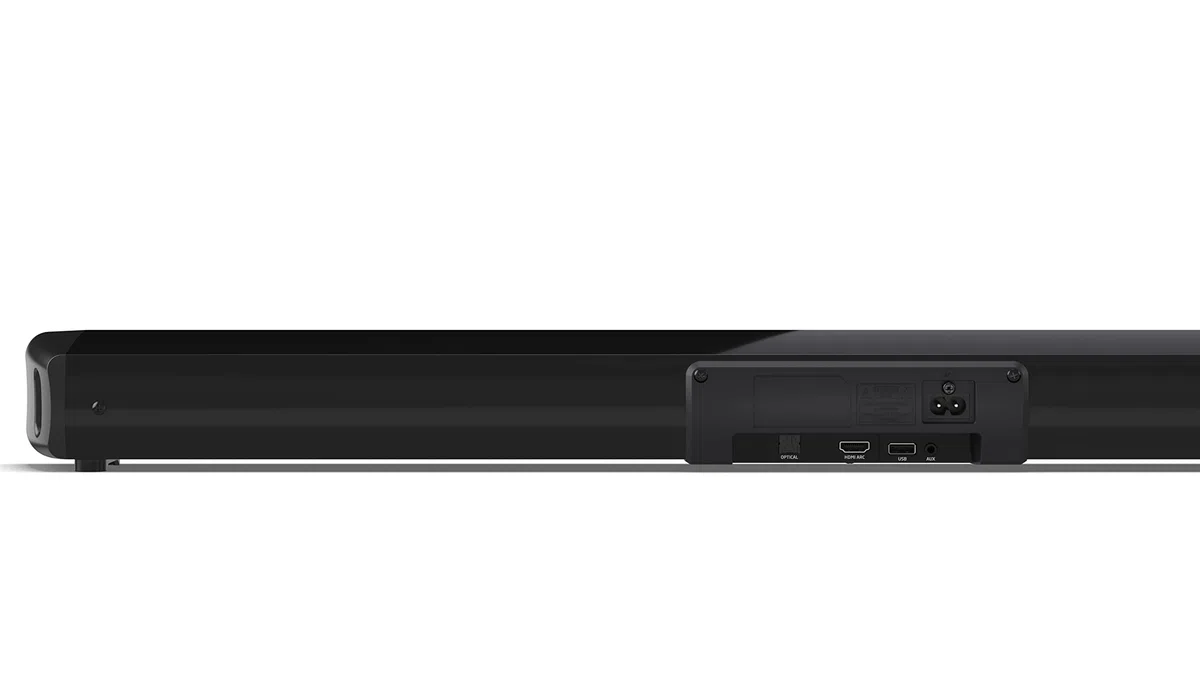SHARP HTSB100 2.0 Soundbar 75W (USB, Bluetooth, HDMI, Optisch, AUX-In (3,5mm), Breite: 80cm), schwarz