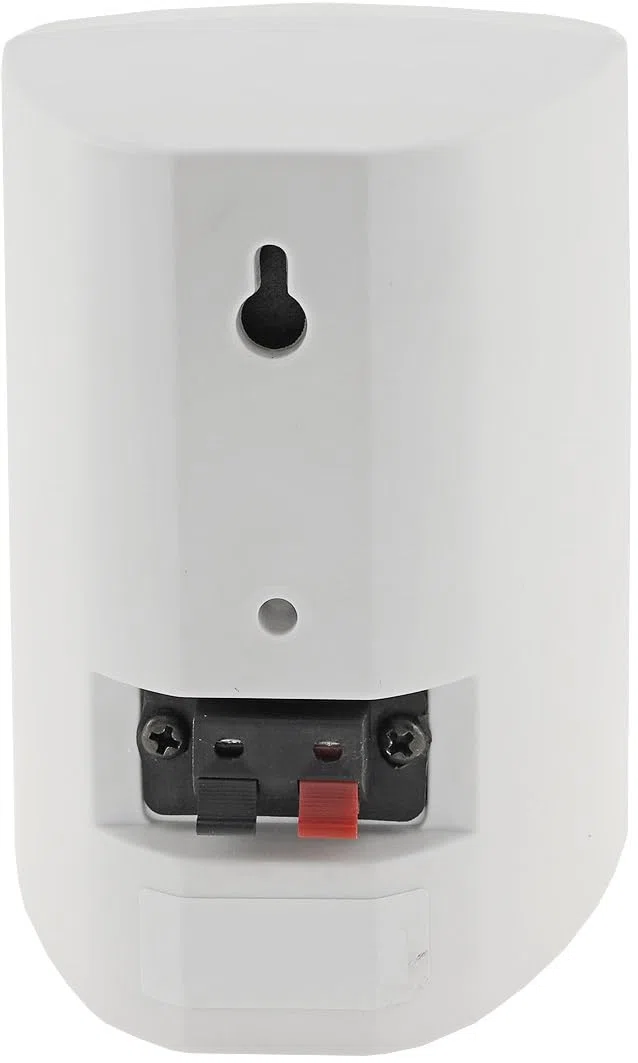 ChiliTec 2-Wege Lautsprecher Weiß Paar Wand-Lautsprecher für HiFi Stereoanlage Heimkino 60Watt 8Ohm
