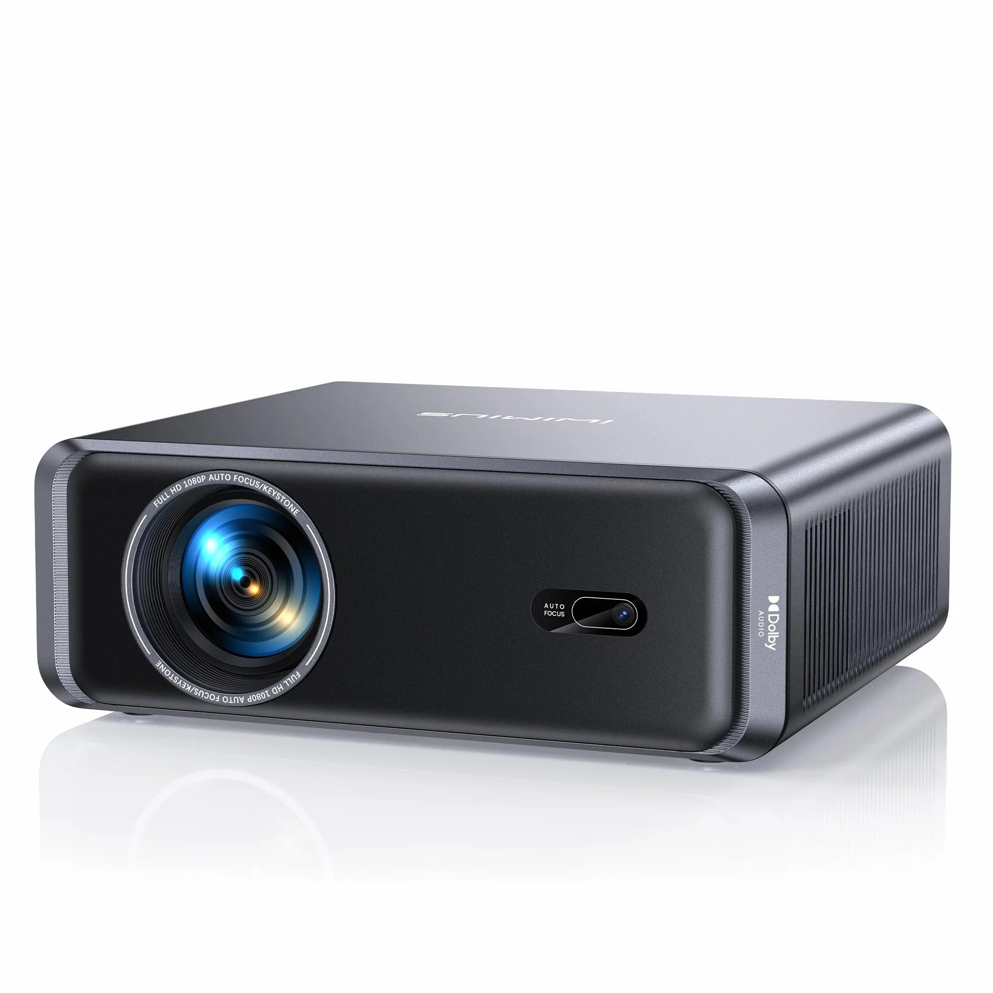 Smart Beamer 4K Heimkino 1000 ANSI Full HD 1080P Mini Projektor mit Netflix-App Dolby Autofokus Trapezkorrektur WiFi6 Bluetooth