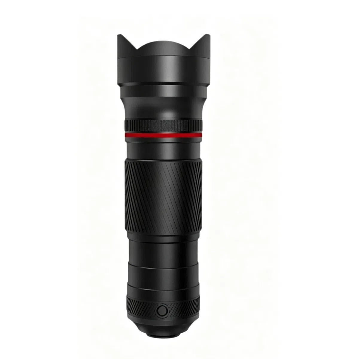 40X Handy Teleobjektiv, Monokular Fernglas, zoombar, für professionelle Smartphone-Fotografie, Fernaufnahmen & Outdoor red Circle