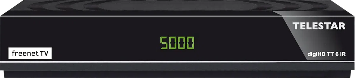 Telestar digiHD TT6 IR - DVB-T2 HD Receiver inkl 3 Monate freenet TV / DVB-C Kabelreceiver (freenet TV Receiver, 3 Monate inkl., H.265/HEVC, DVB-T)