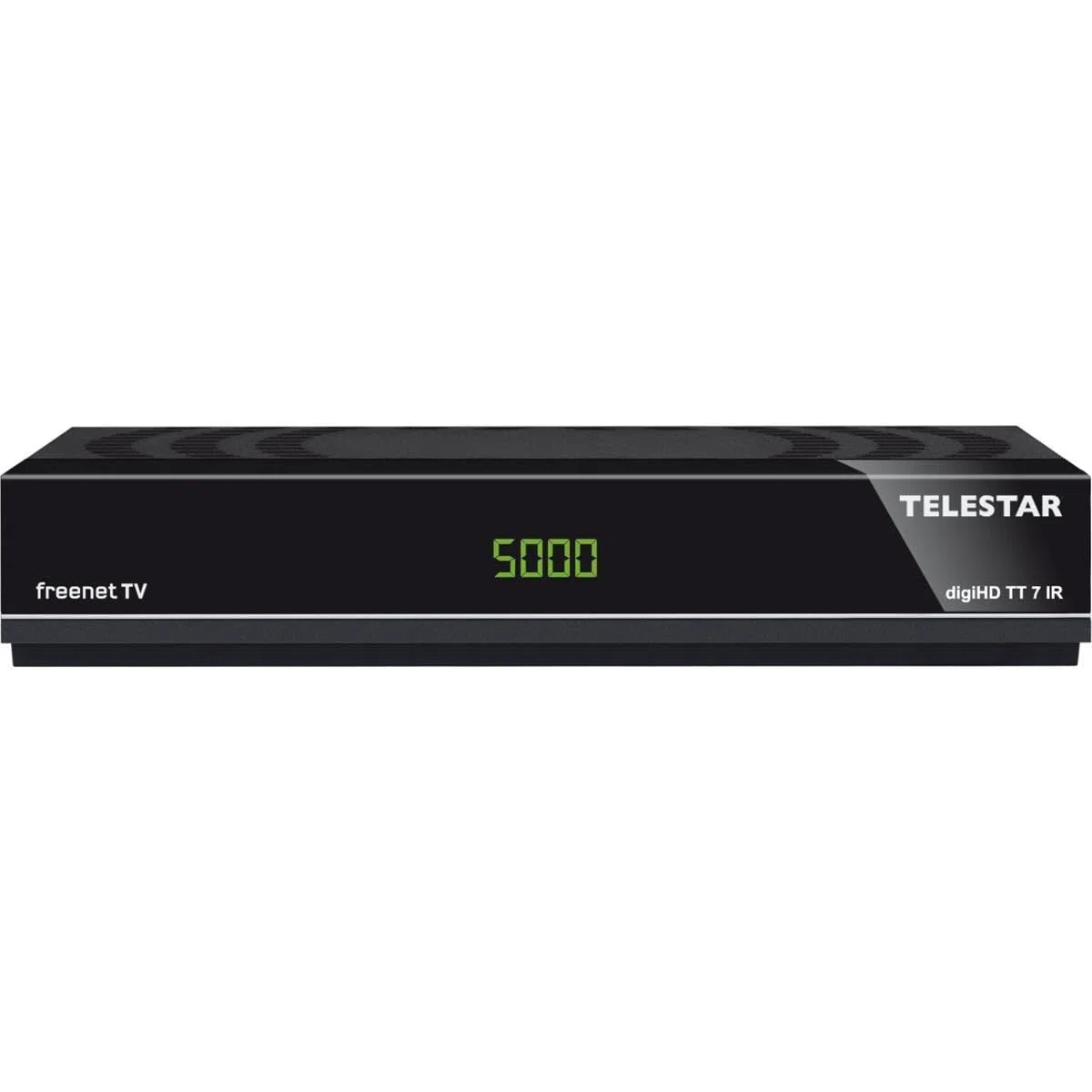 TELESTAR digiHD TT 7 IR – DVB-T2 & DVB-C Combo-Receiver (Kabelreceiver und DVB-T2 Receiver in einem, Aufnahmefunktion, Mediaplayer) – Schwarz