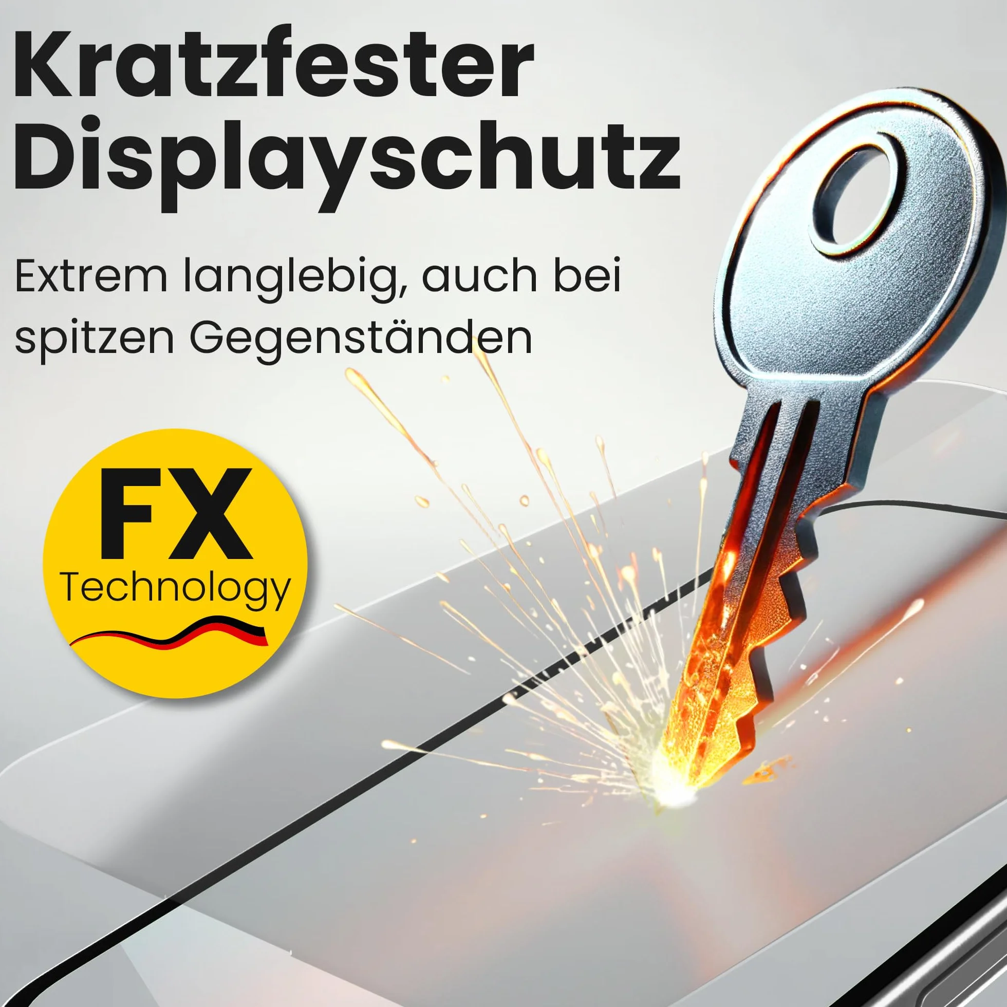 atFoliX Displayfolie kompatibel mit Aeezo 15.6 Inch WiFi Digital Picture Frame Schutzfolie, entspiegelnde und stoßdämpfende FX Folie (3X)