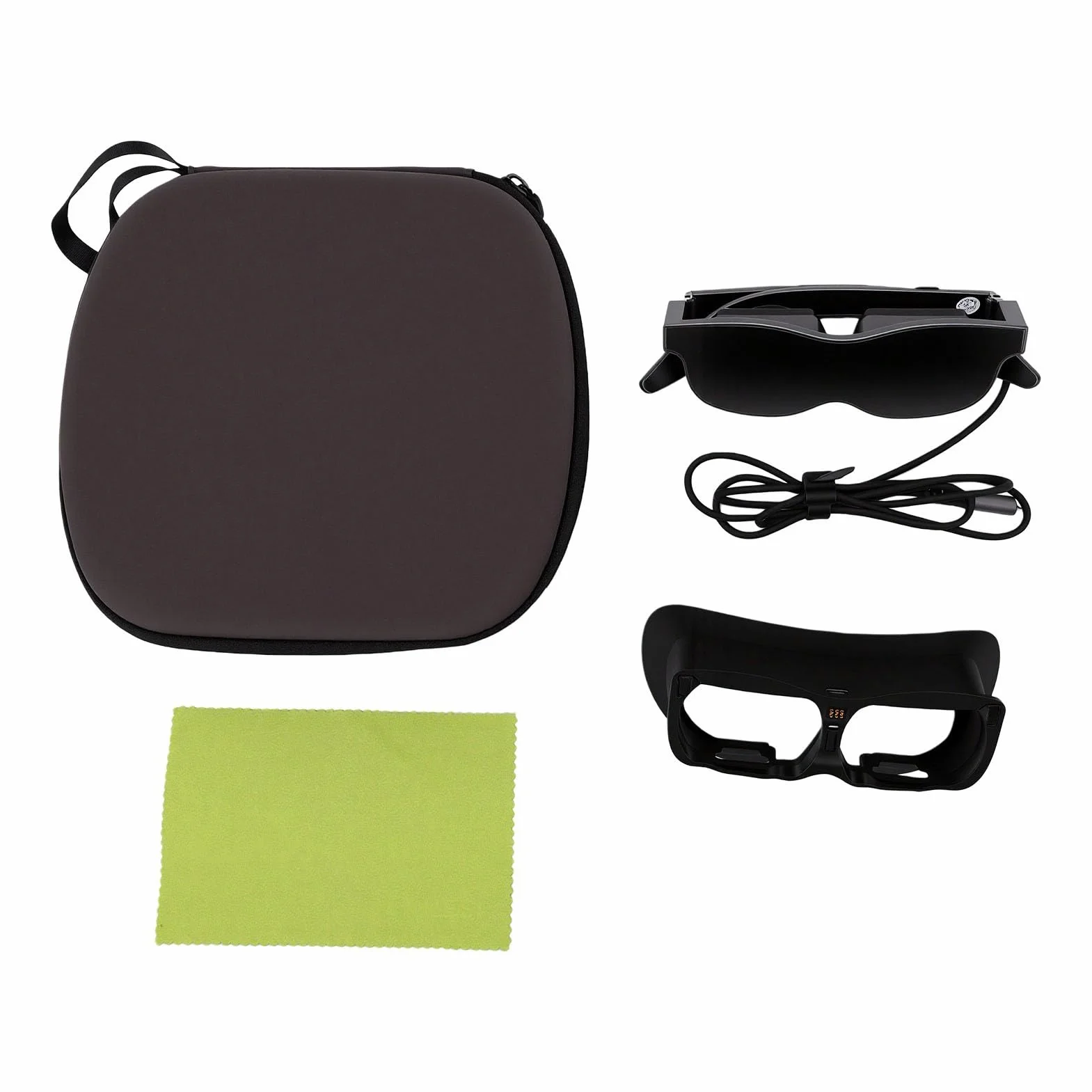 Denash VR-Brille mit 70° FOV, Display mit Kopfhörern | ABS-Konstruktion, -Schnittstelle, 6000-mAh-, Zum Ansehen von Filmen und Spielen, 32 GB Interner Speicher