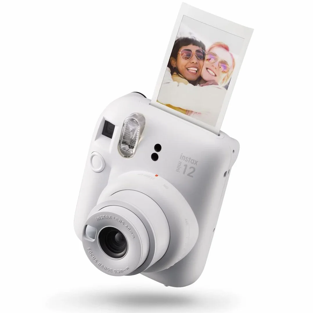 Fujifilm Instax Mini 12 Sofortbildkamera 40 Aufnahmen Tonweiß