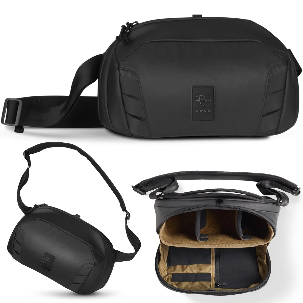 Gomatic Kamera Sling Bag 8L – Kleine Umhängetasche für DSLR & Systemkamera, Wetterfest & Schnellzugriff, Peter McKinnon Design, Ideal für Reisen, Alltag & Street Photography