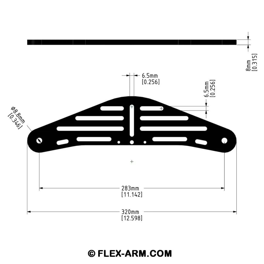 Halterung für Unterwasserfotografie Doppelgriff Flexibler Arm Taschenlampenhalter - Kompakte Unterwasserkameras FLEX-ARM ST20210