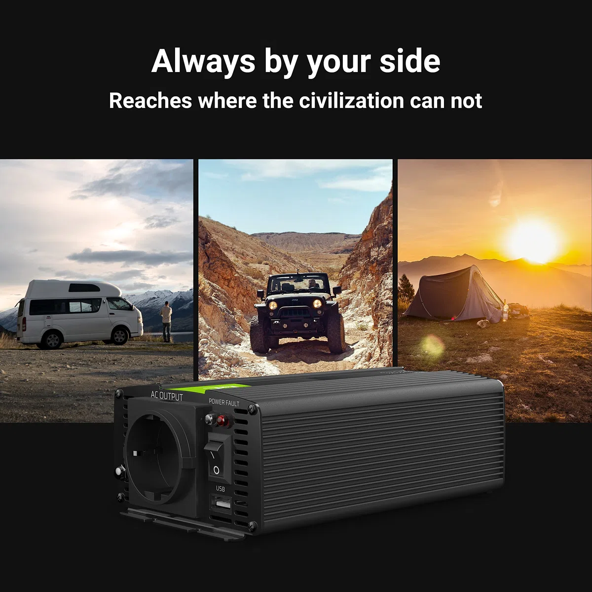 Green Cell 500W/1000W 12V auf 230V Sine Wave Volt kfz Spannungswandler Wechselrichter Power Solar Inverter DC AC Umwandler Stromwandler Wohnwagen Auto Modifizierte Sinus Zigarettenanzünder Steckdose