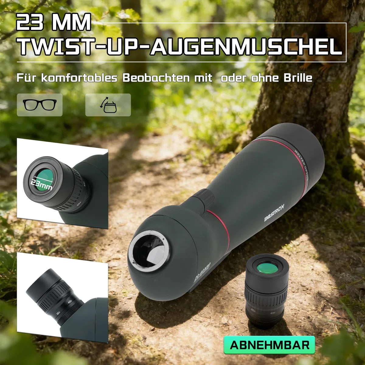 25-75x100 Spektive mit stativ für Spektive mit stativ für Zielübung Vogelbeobachtung