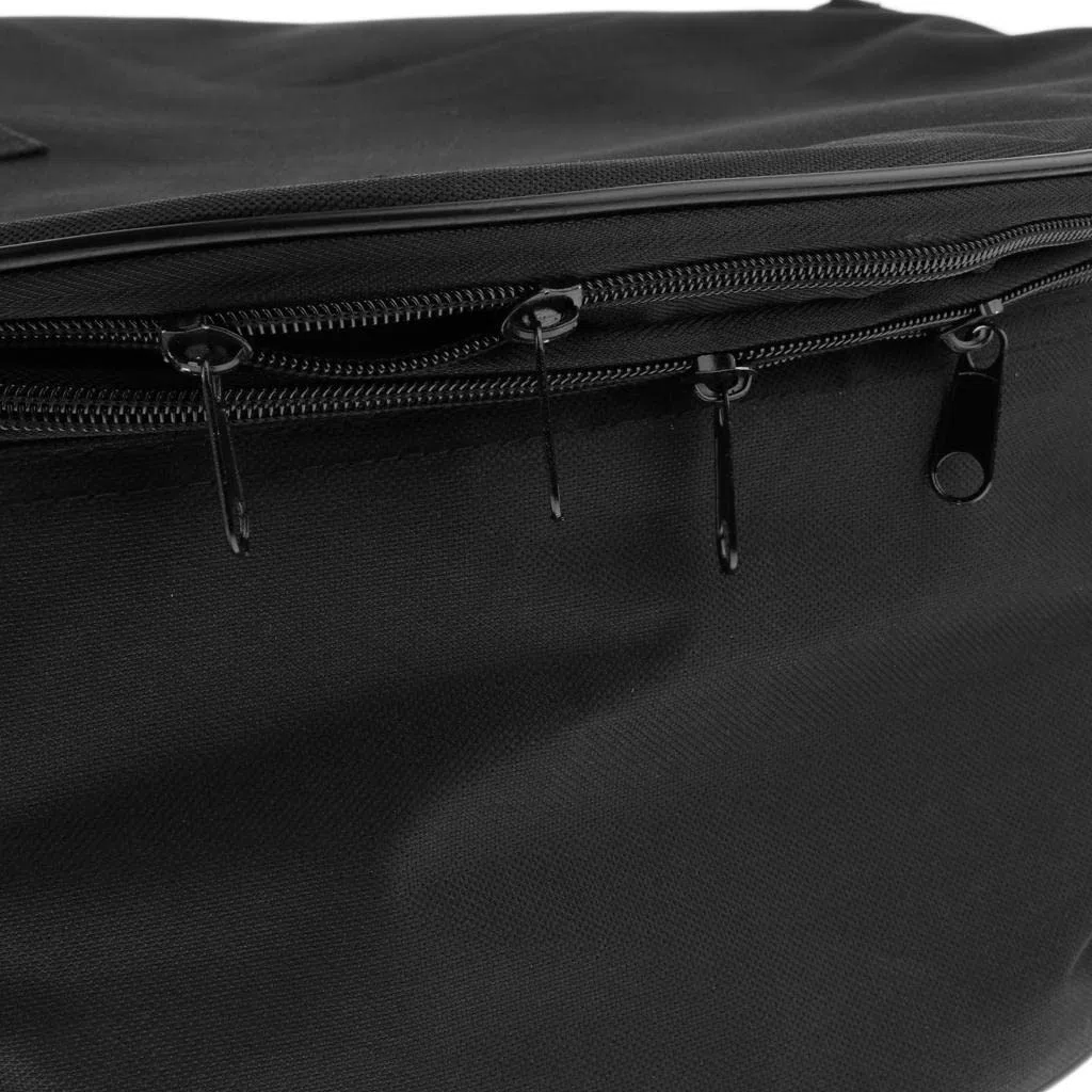 40,6 cm große Tragetasche für Fotografie, Beauty-Geschirr, Schaumstoffpolsterung, schützende Reisetasche, 2er-Set (schwarz), Show Description