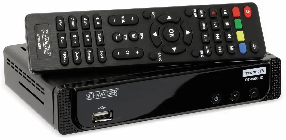 Schwaiger DTR600HD DVB-T2 HD Receiver schwarz