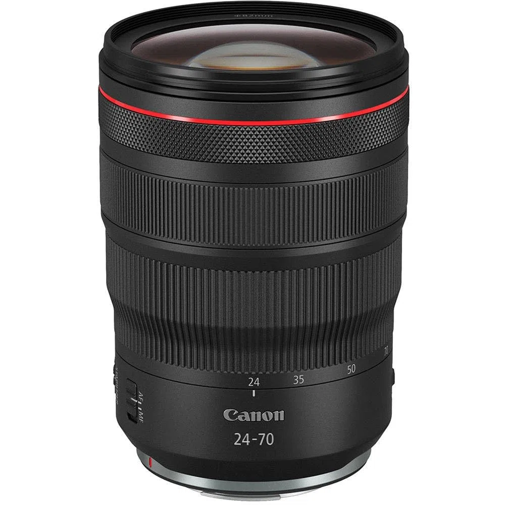 Canon Objektiv RF 24-70mm F2.8L is USM Zoomobjektiv Lens für EOS R (82mm Filtergewinde, Bildstabilisator, Autofokus) schwarz