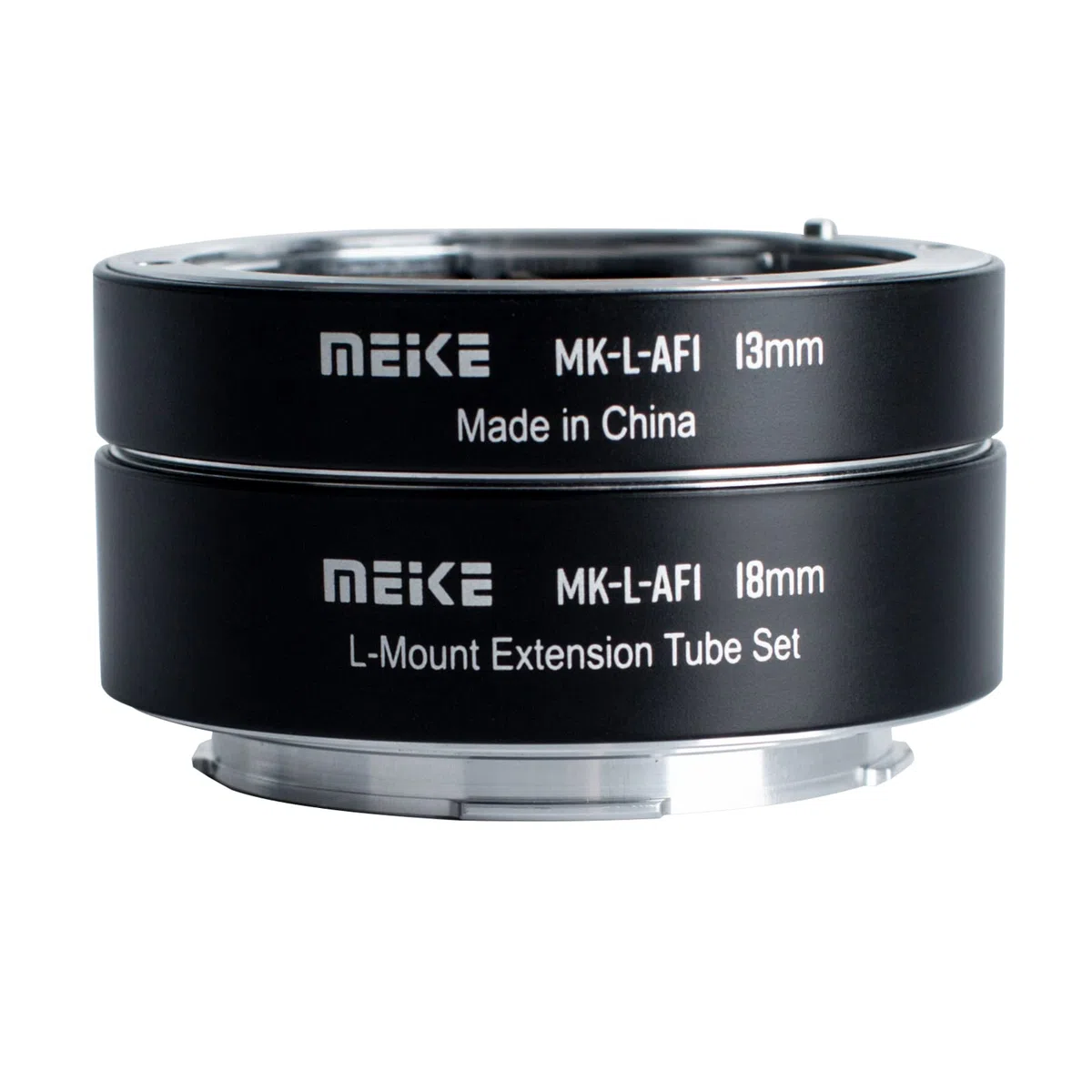 Meike L-AF1 Metall Autofokus Makro Verlängerungsrohr Adapterring (13 mm + 18 mm) für Panasonic Lumix Sigma Leica L-Mount spiegellose Kameras wie S1 S1R S1H S5 FP
