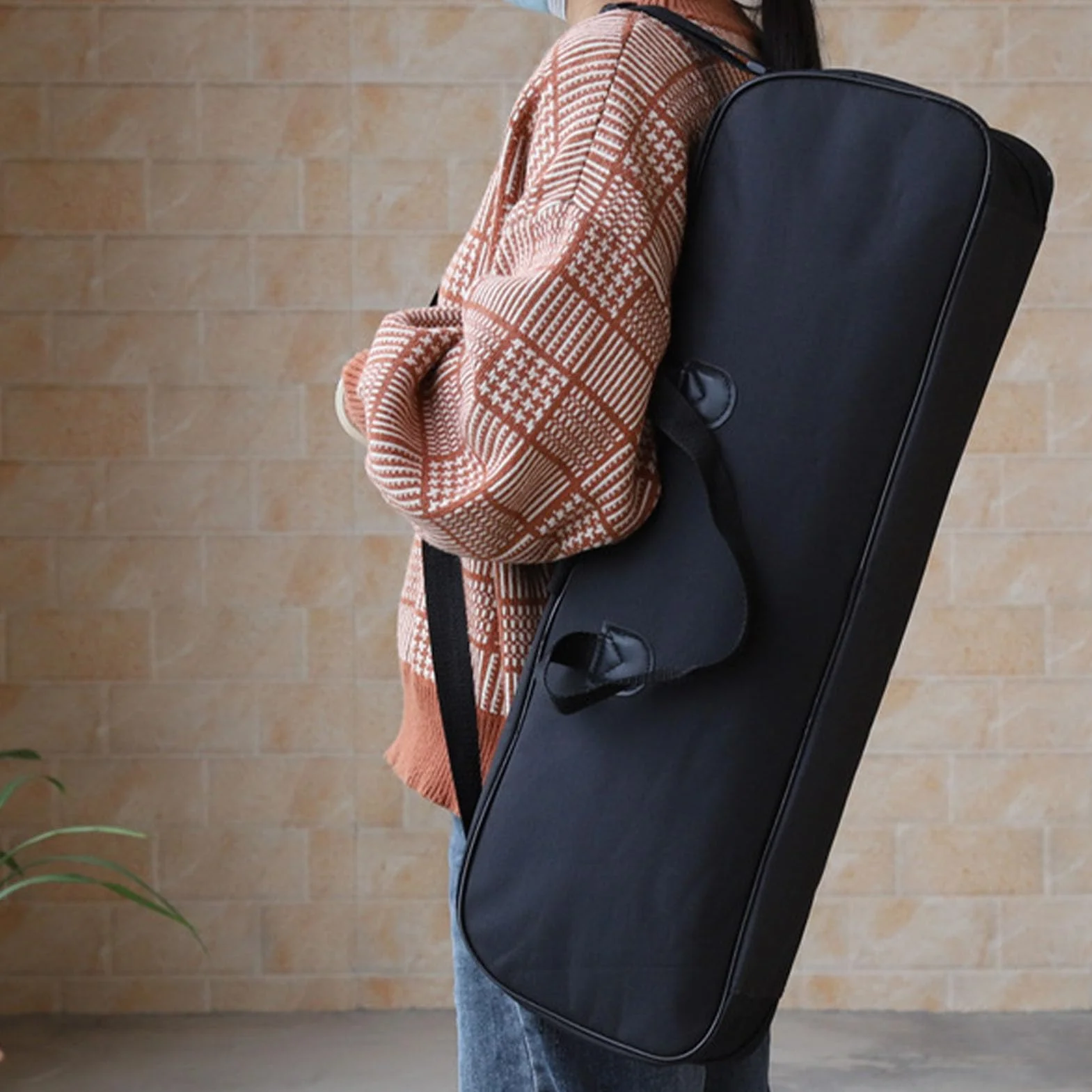 Septpenta Mehrzweck Teleskoptasche für 70400, 70300 und Andere Teleskope, Kommt mit Aufbewahrungstasche und Lichtröhrentasche, 60 X 19 X 8 cm, Faltbare Mehrzweck Tragetasche