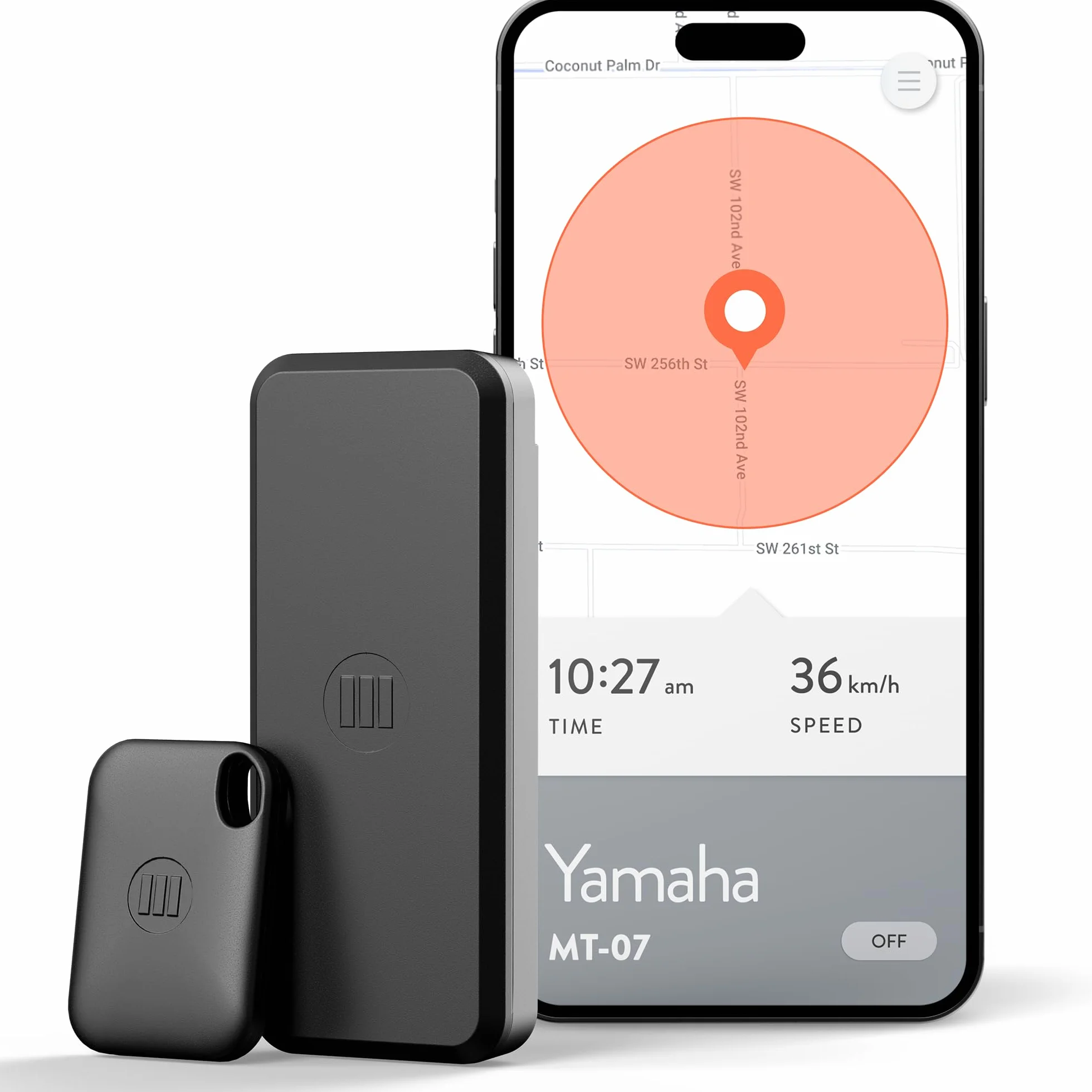Monimoto 9 Anti-Diebstahl GPS und Alarm Tracker DIY-Installation, Keine Verkabelung, wasserdicht, globale Abdeckung - Smart GPS-Tracker für Motorräder, Autos, Fahrräder, ATVs, Boote, Wohnmobile