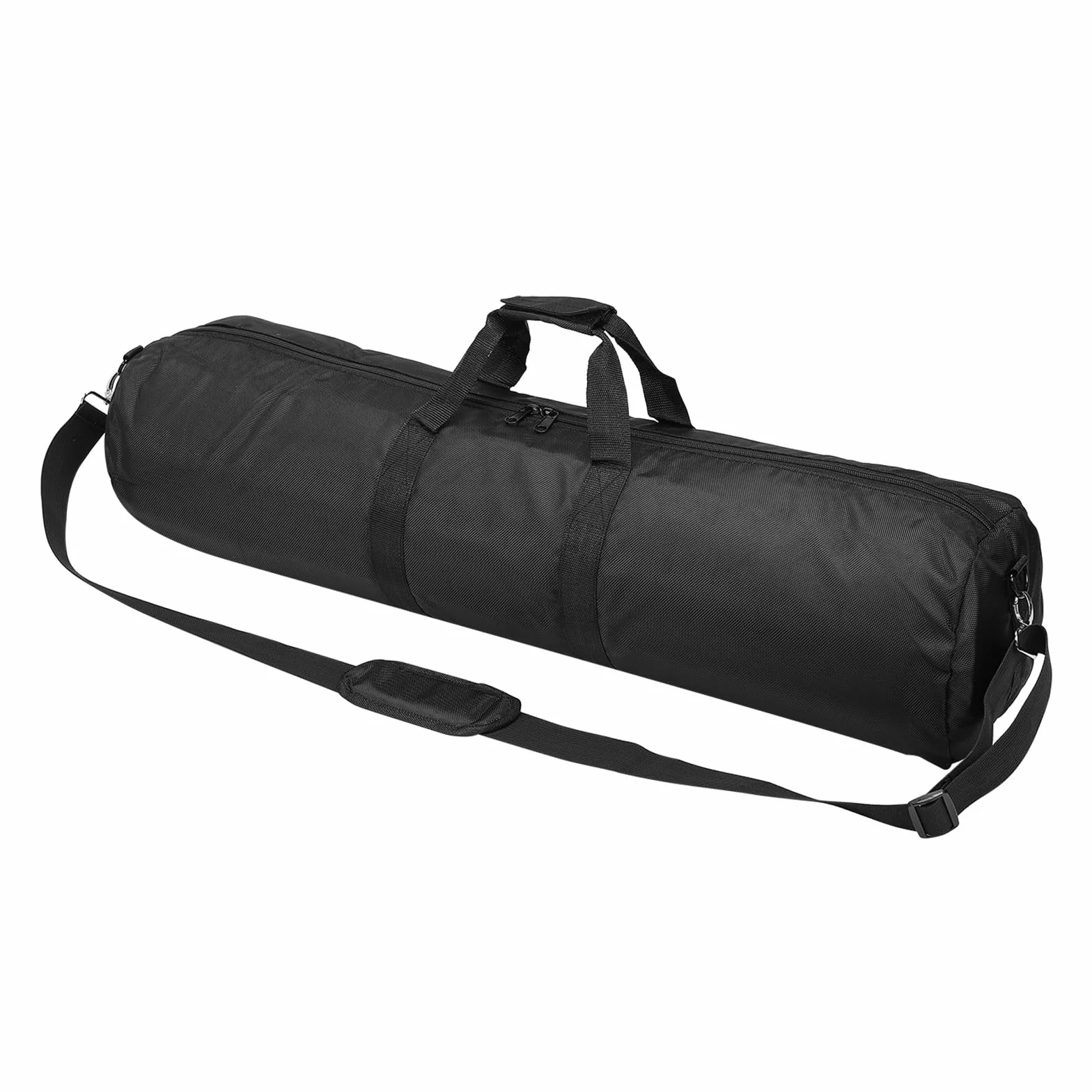 PATIKIL Stativ Tragetasche, 80 x 20 cm Nylon Gepolsterte Stativtasche mit Verstellbaren Schultergurten und Griffen für Lichtständer, Schirme,Mikrofonständer, Lautsprecherständer, Schwarz
