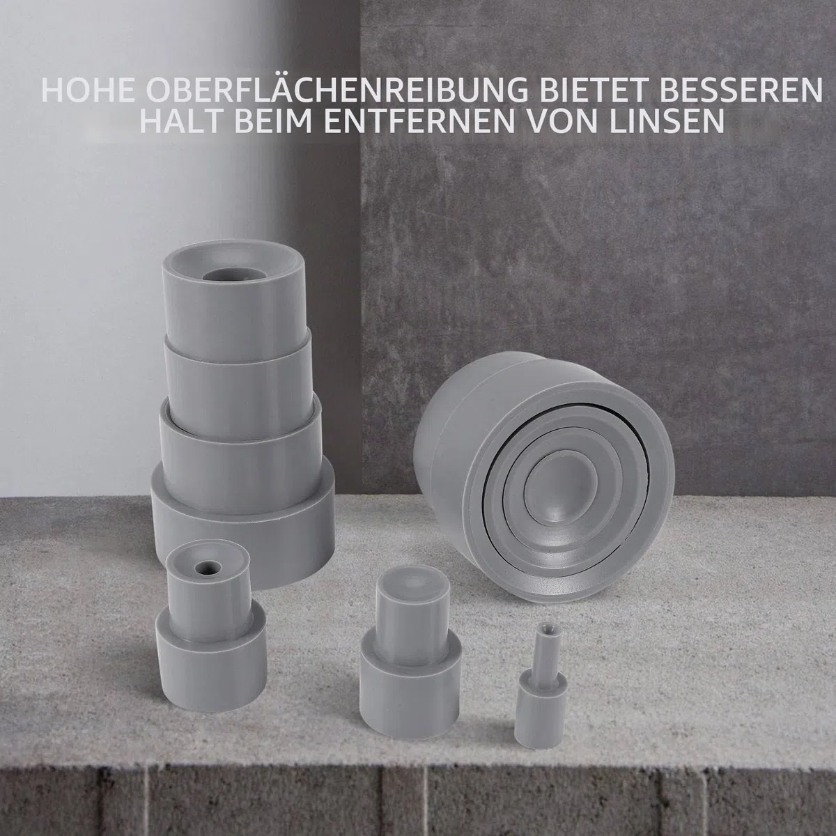 9-teiliges Objektiv-Reparaturwerkzeug-Set für Fotostudio-Zubehör Gummi, zur Entfernung von Ringen, 8-83 mm