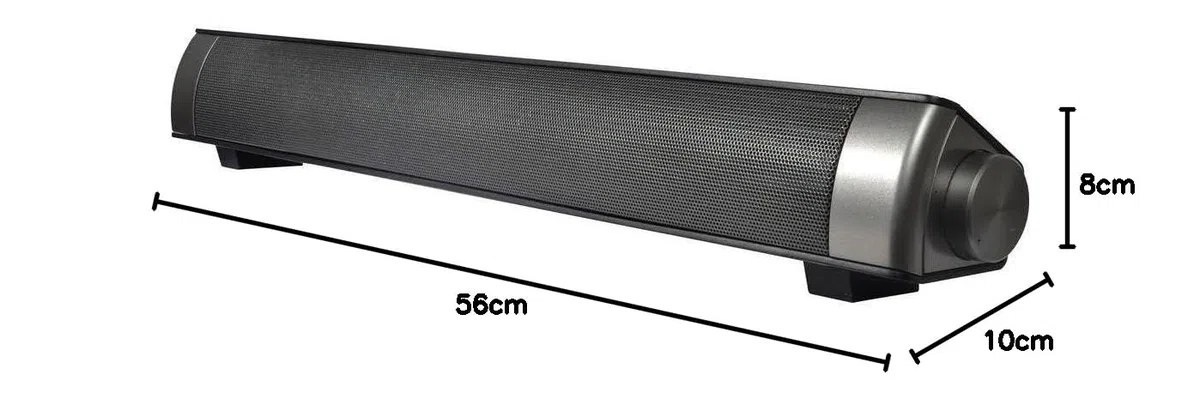 Reflexion SB100 Soundbar für Fernseher (40 cm, Audioanschluss, USB, 48 Watt), schwarz