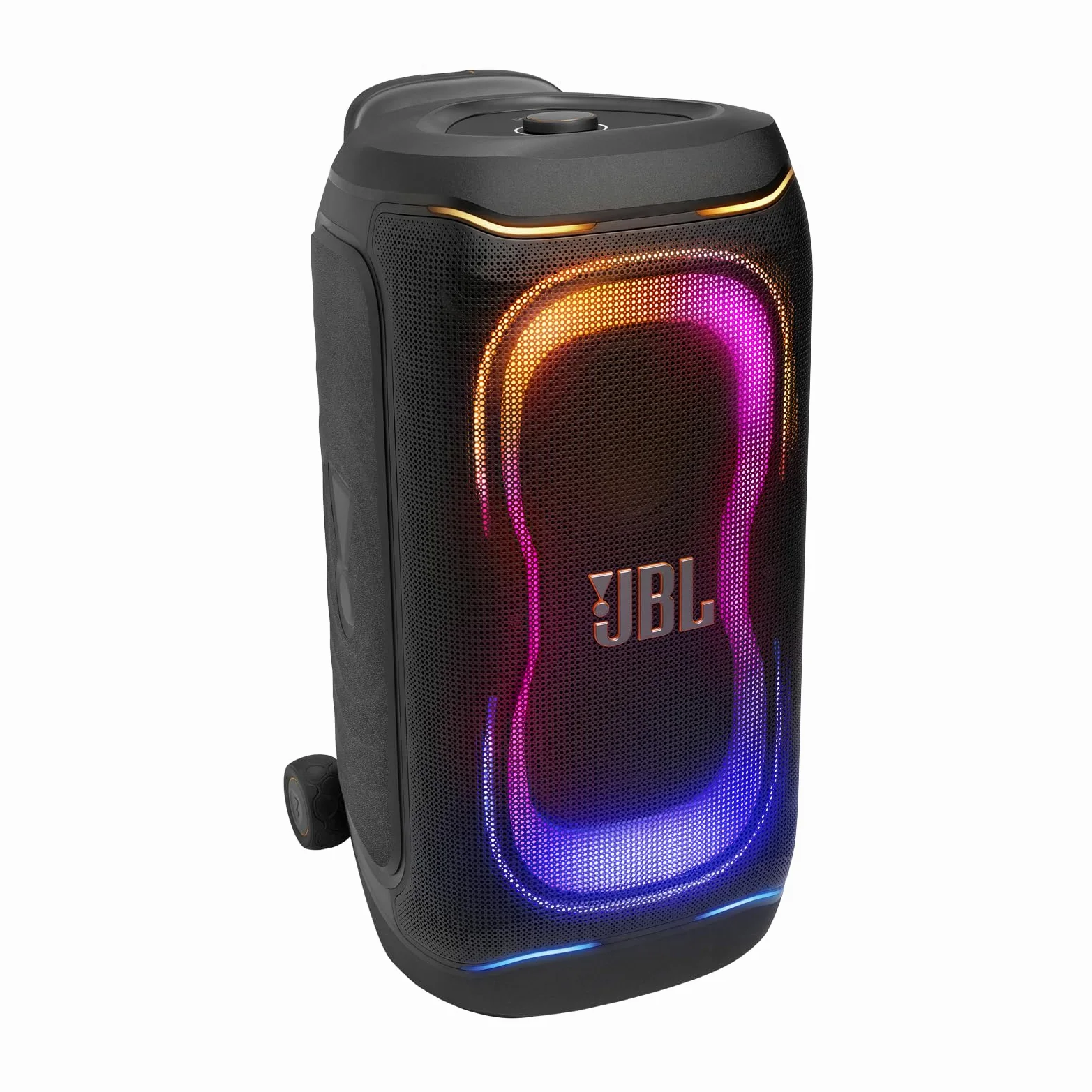 JBL PartyBox 330 Tragbarer Partylautsprecher, Schwarz | JBL Sound, Lichtshow, AI Sound Boost, Bluetooth, Teleskopgriff, IPX4 spritzwassergeschützt, bis zu 18 Std Wiedergabezeit