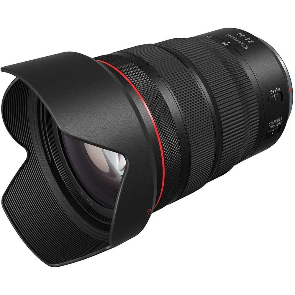 Canon Objektiv RF 24-70mm F2.8L is USM Zoomobjektiv Lens für EOS R (82mm Filtergewinde, Bildstabilisator, Autofokus) schwarz