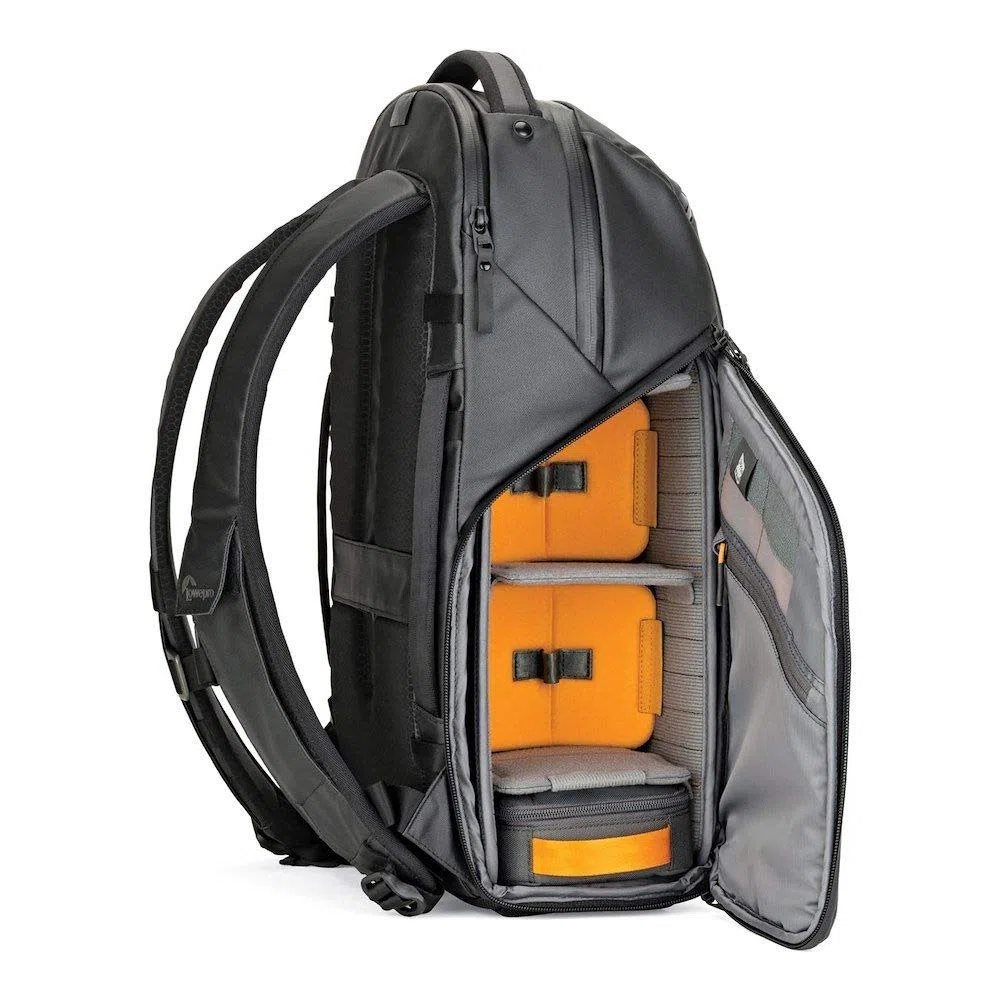 Lowepro FreeLine 350 AW Vielseitiger Tagesrucksack (designed für Reisen, Fotografen und Videografen, geeignet für DSLR, Spiegellose, CSC, Bridgekameras, Objektive, Laptop und Reiseausrüstung) schwarz