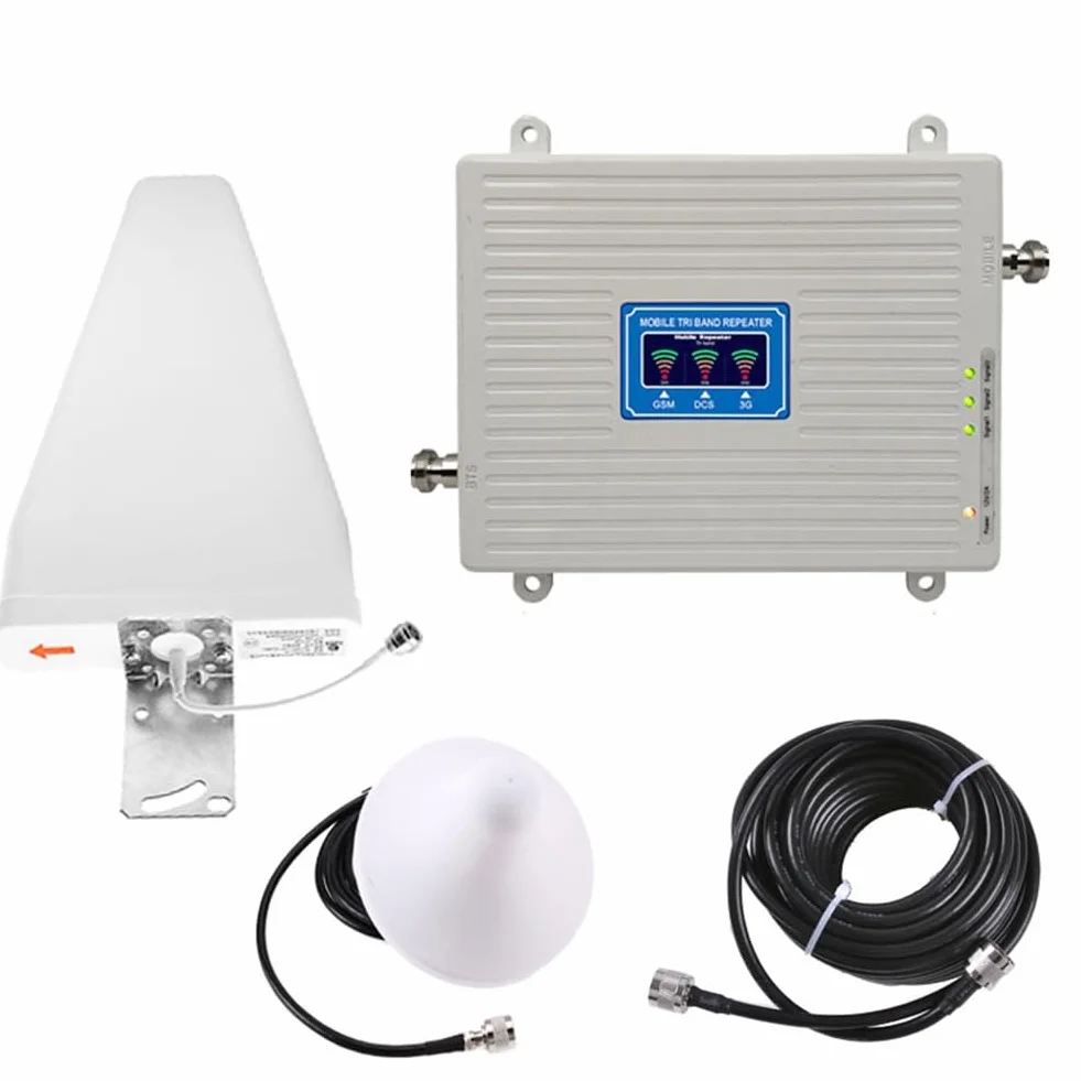 2G 3G 4G 5G Signalverstärker Tri-Band-Verstärker 900 1800 2100 MHz GSM WCDMA LTE Universal-Signalverstärker Repeater EU Stecker