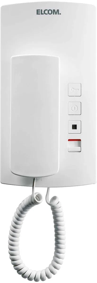 ELCO Home Phone HAT-402, weiß, Festnetz, Kunststoff, Einzeltastatur, digitales Anrufbeantworter, 1-teilig, 11 x 37 x 21 cm, 0,55 kg