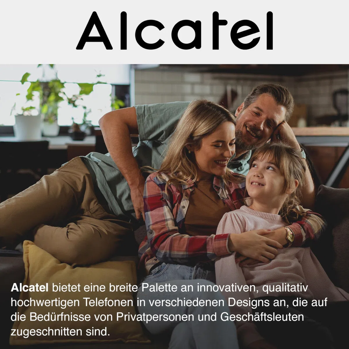 ALCATEL F530 Voice Duo - Schnurloses Festnetztelefon DECT mit Anrufbeantworter - Großes Display - Freisprechfunktion - Anrufblockierungsfunktion - 2 Direktwahltasten - 2 Mobilteile - Schwarz