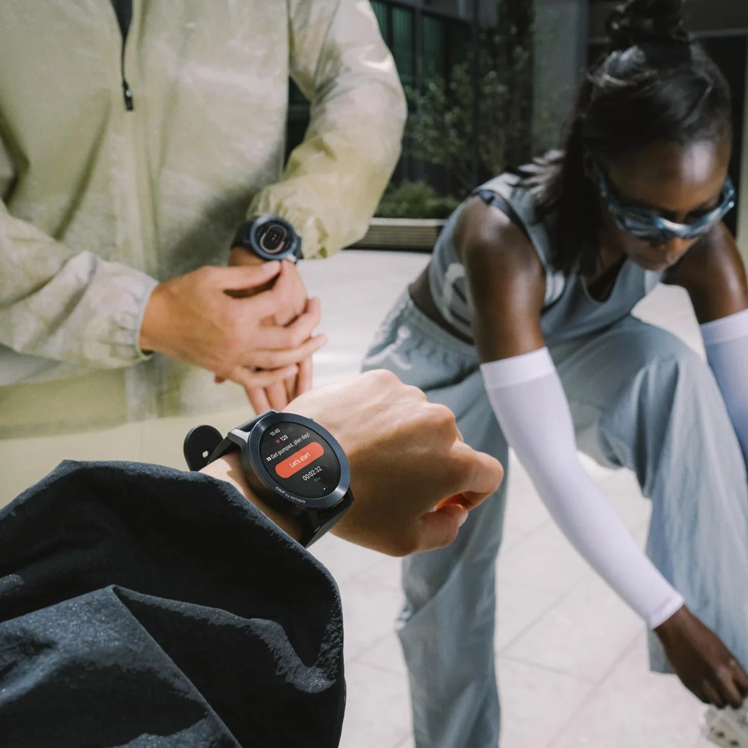 CMF Watch 3 Pro Smartwatch 1,43" AMOLED 13 Tage Akku Dual-GPS Bluetooth-Anrufe KI-Rauschunterdrückung Herzfrequenz Schlaftracking Dunkelgrau
