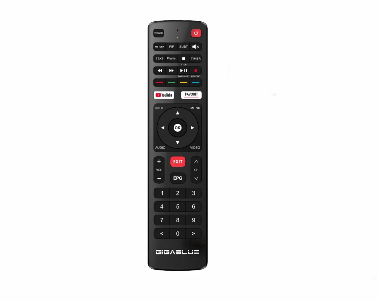GigaBlue UHD Trio 4K PRO - Combo Tuner, W-LAN 1200Mbps, 1 x DVB-S2X Tuner, 1 x DVB-C/T2 Tuner, schwarz