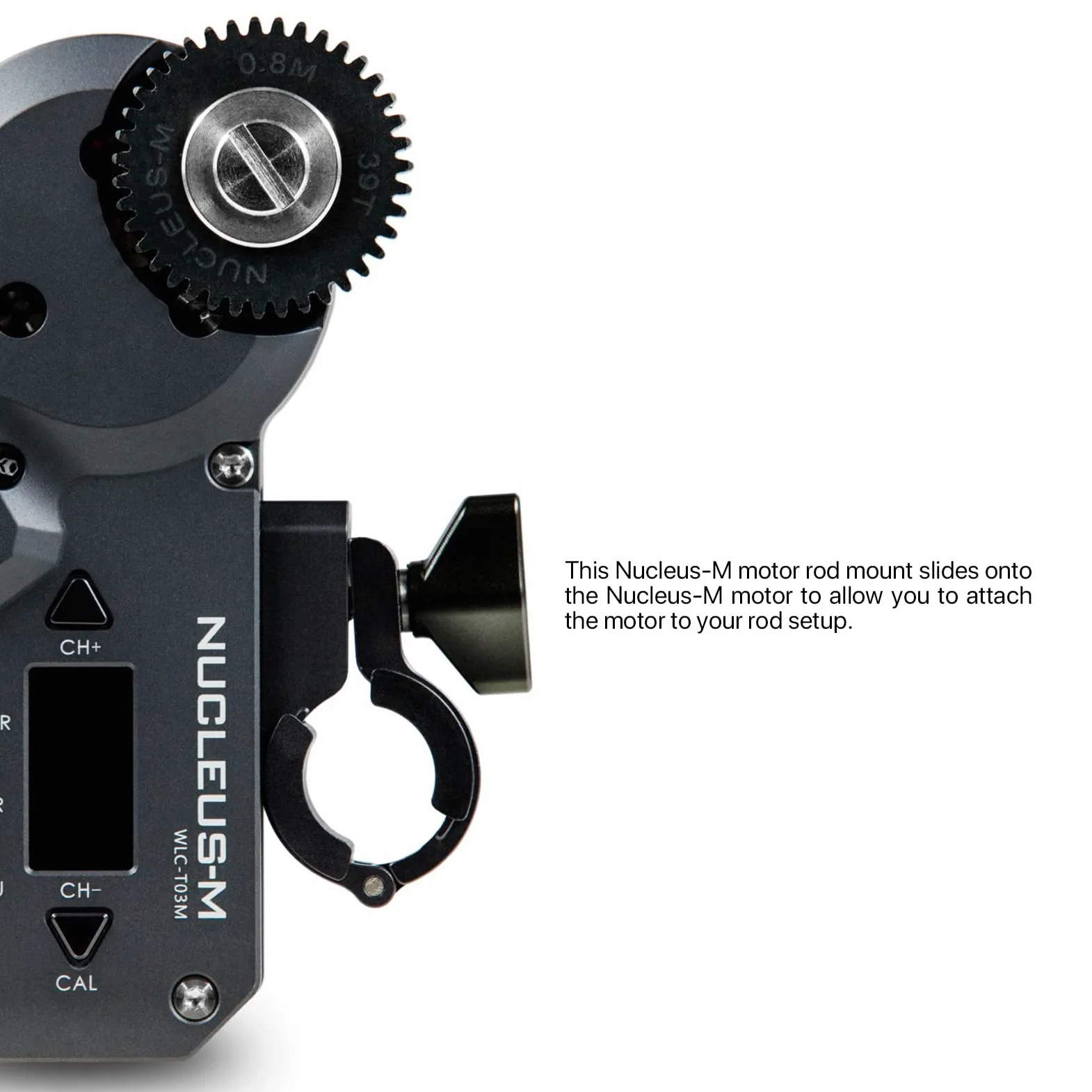 Tilta Follow Focus Nucleus-M Motorstangenhalterung 15/19 mm Stangenadapter für Nucleus M Schwarz WLC-T03-MRA
