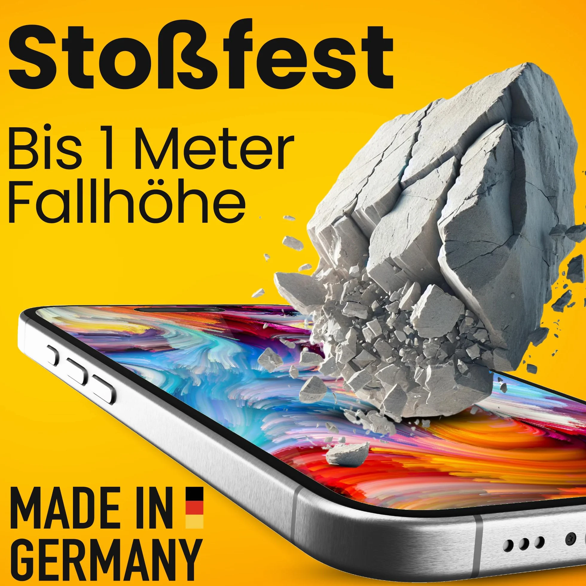 atFoliX Displayfolie kompatibel mit Aeezo 15.6 Inch WiFi Digital Picture Frame Schutzfolie, entspiegelnde und stoßdämpfende FX Folie (3X)