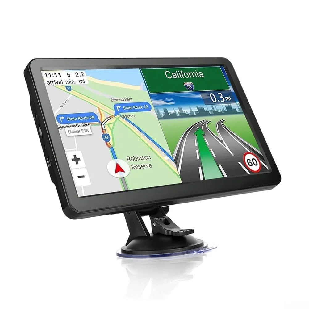 9 Zoll LKW-Navi GPS-Navigator für Nutzfahrzeuge LKW Bus Wohnmobil mit Offline-Europa-GB-Karten und lebenslangen Updates bis 2025 (IN EUROPA)