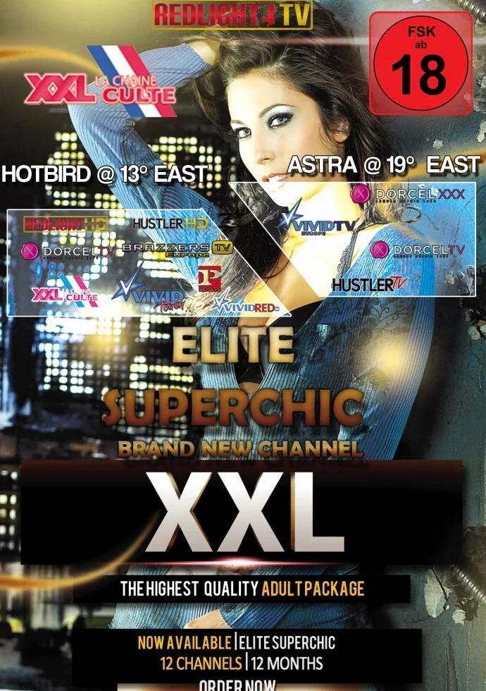 Redlight Elite Superchic 12 Sender Viaccess Smartkarte 12 Monate inkl. Brazzers TV