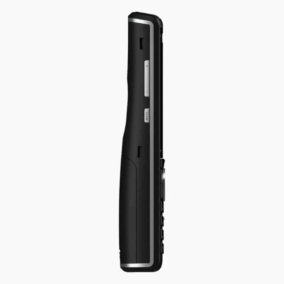 Snom M65 Professional DECT-Mobilteil (250 Stunden Standby, 2 Zoll 176 x 220 Pixel TFT, SW OTA-Upgrade, Vibrationsalarm, Gürtelclip, beleuchtete Tastatur), Schwarz, 00003969