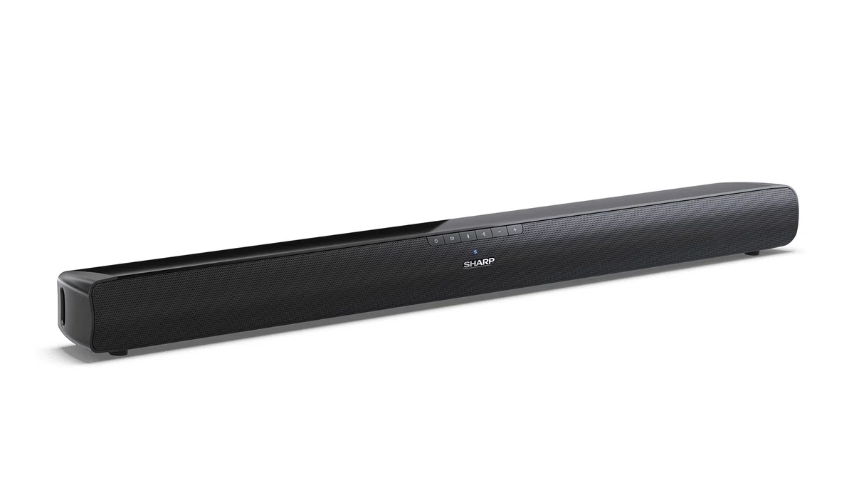 SHARP HTSB100 2.0 Soundbar 75W (USB, Bluetooth, HDMI, Optisch, AUX-In (3,5mm), Breite: 80cm), schwarz