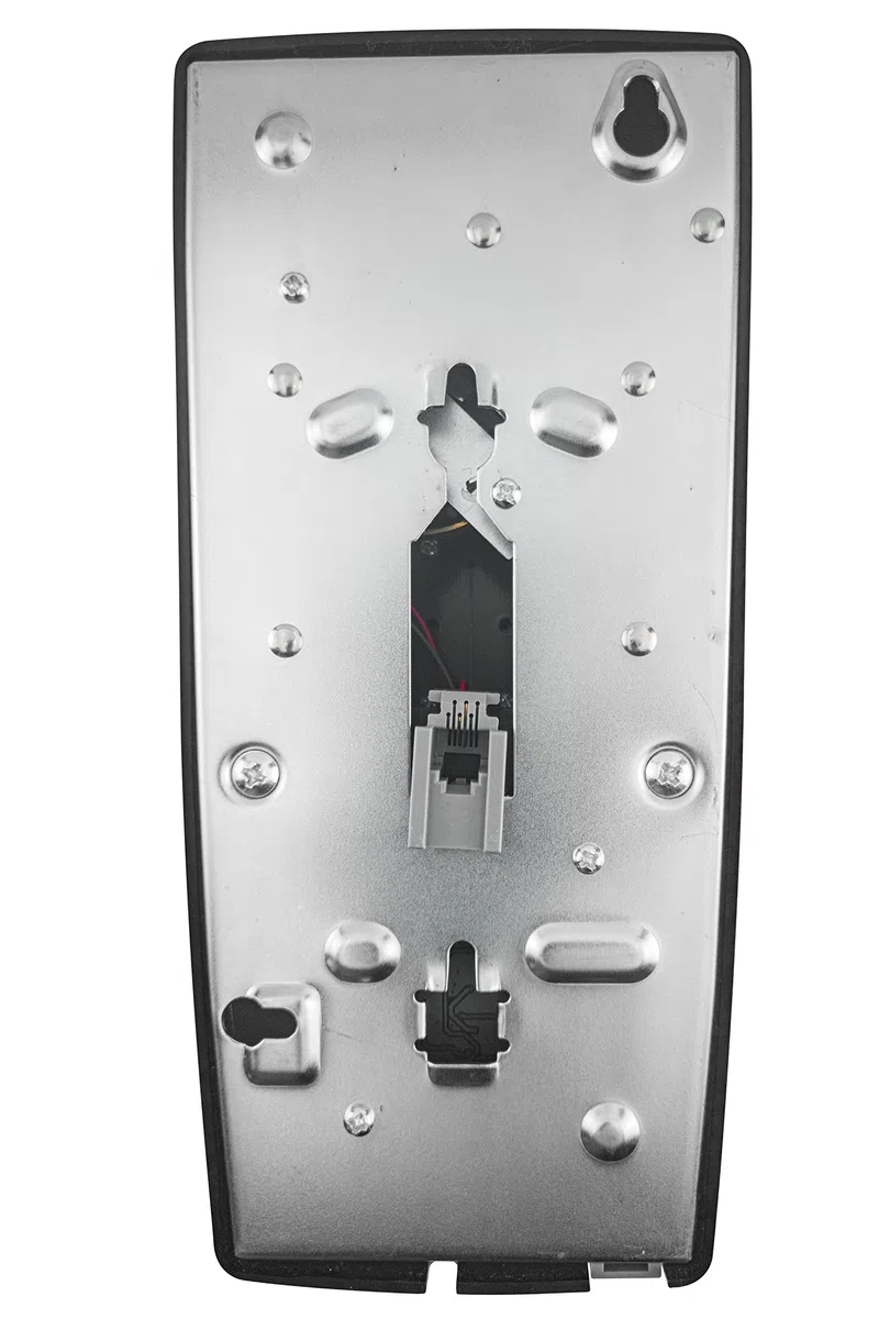 Opis WallFon Cable in Schwarz : Kabelgebundenes Nostalgie Wandtelefon für echte Retro Liebhaber