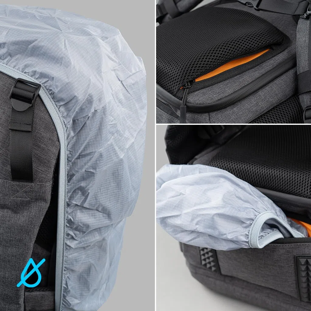 DÖRR Fotorucksack Prag Pro 20L & Prag Go 16L, Wasserdicht, Kamera-Rucksack, 16 Zoll Laptopfach, Spiegelreflex, DSLR SLR, Flexible Inneneinteilung, Stativ-Halterung, Drohnenrucksack, Robust & Leicht