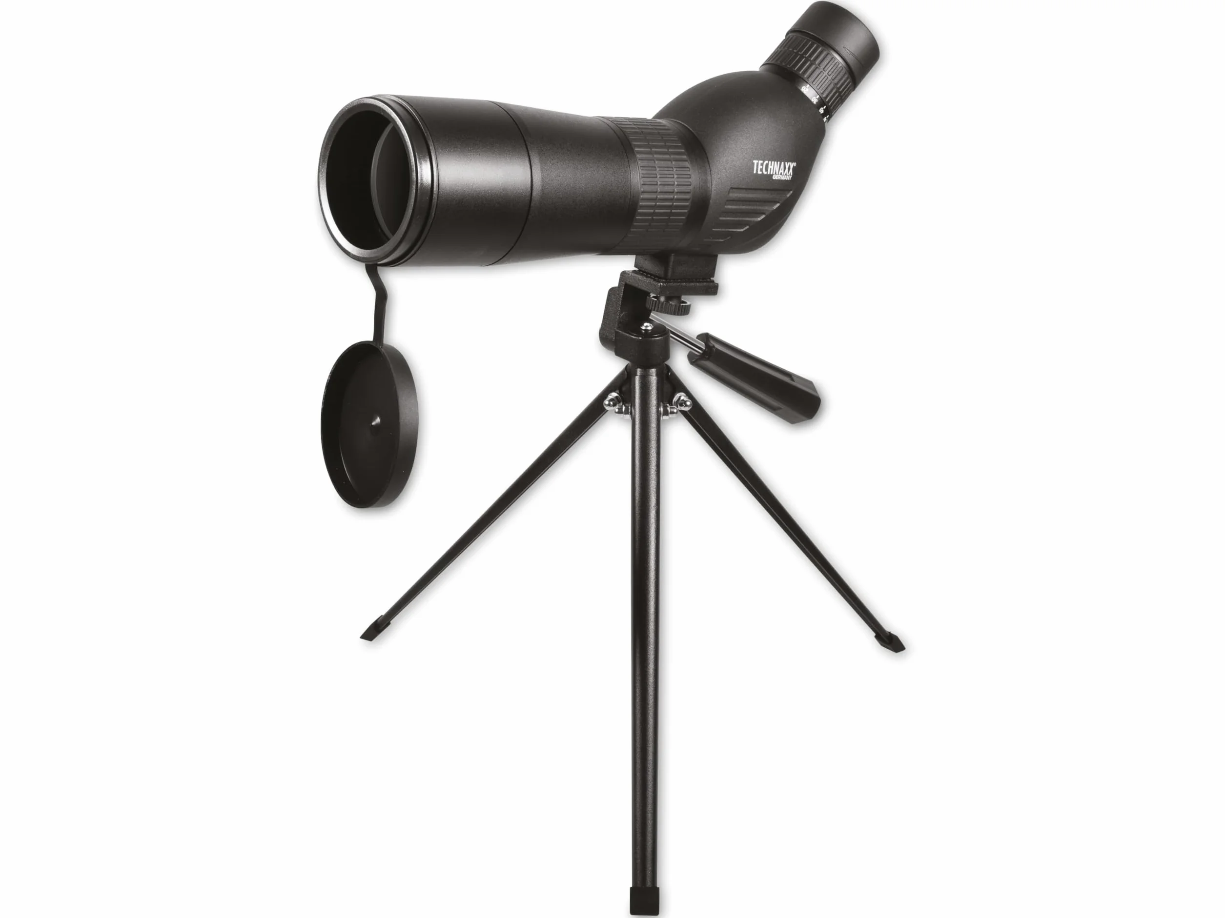 Technaxx Spektiv 20-60x60 mit Stativ für Vogelbeobachtung Jagd Schießsport – Zoom Fernrohr mit 60mm Objektiv BK7 Prisma Vergütete Linse Tragetasche Outdoor Teleskop für Naturbeobachtung - TX-180